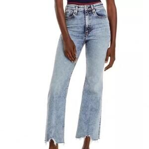 Rag & Bone Nina High-Rise Ankle Flare Jeans | SZ 26